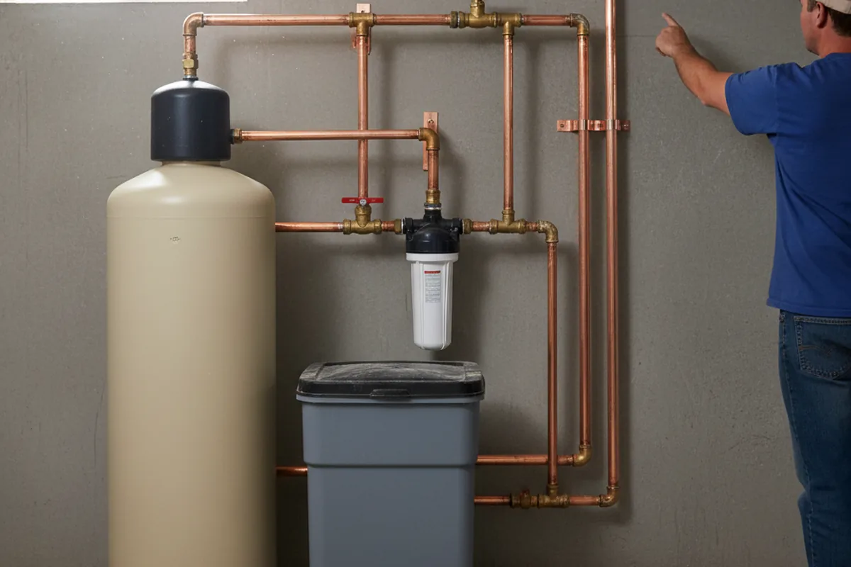 Whole-house water treatment system installed in Towaco